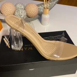 Comfy Trendy Clear strap sandal